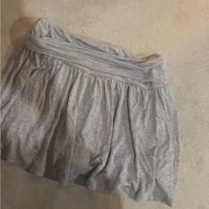 Gray Mini Skirt